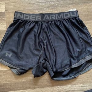 Black under armor shorts